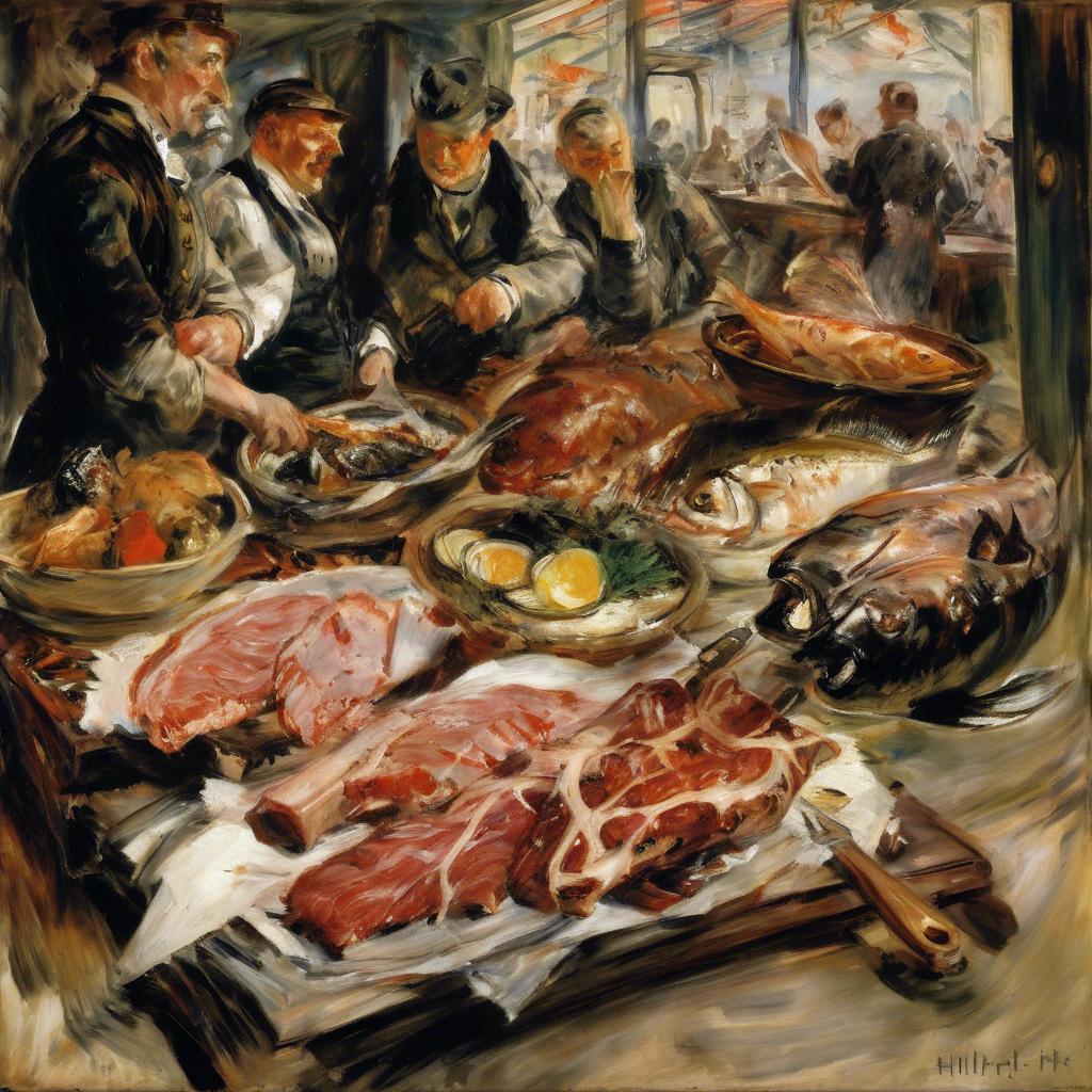 Ποικιλία ψαριών στο Lovis Corinth
