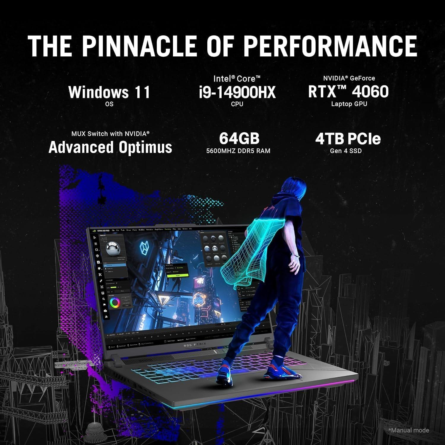 ROG G16 - KI-Workstation, beseitigt Performance-Engpässe, hohe TGP/TDP